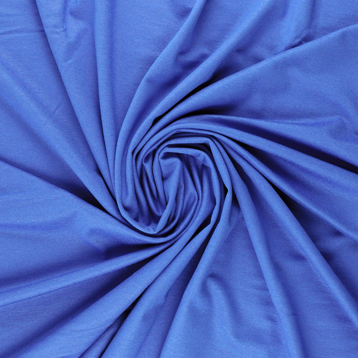 Viskosejersey mit Elasthan 190g/m² Kornblume blau