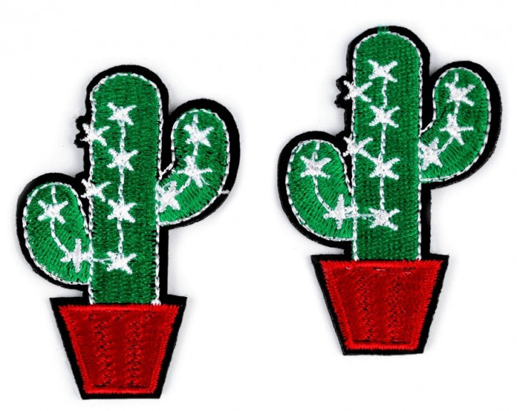 Aufbügler Kaktus Rot
