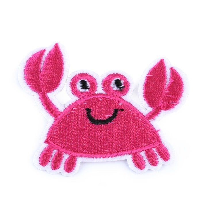 Aufbügler Krabbe Pink