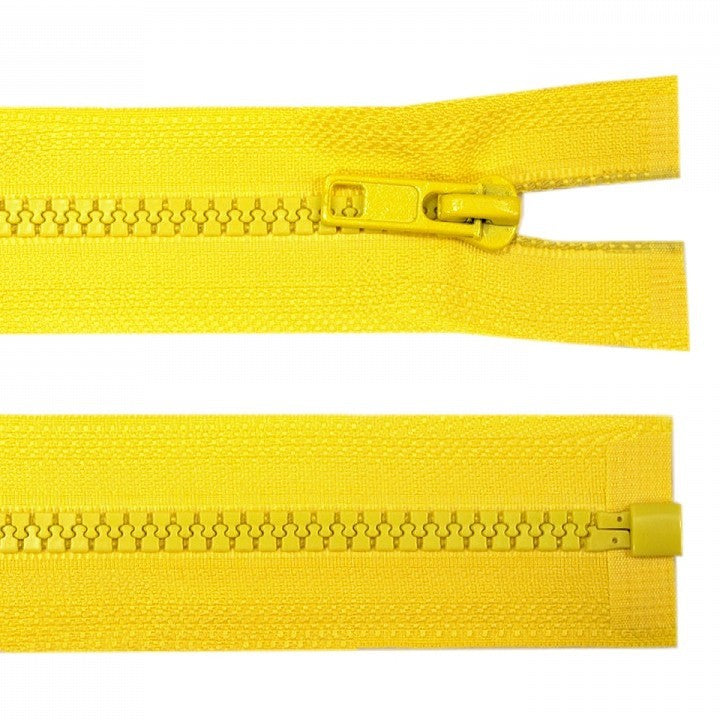 55cm Reißverschluss - teilbar - Gelb