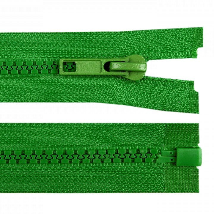65cm Reißverschluss - teilbar - Hellgrün