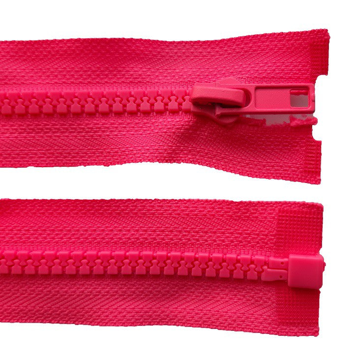 55cm Reißverschluss - teilbar - Pink