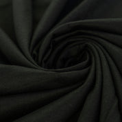 Stoffmuster Singlejersey Bio-Baumwolle GOTS 145g/m² Schwarz