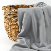 Interlockjersey Schurwolle / Polyamid 200g/m² Hellgrau