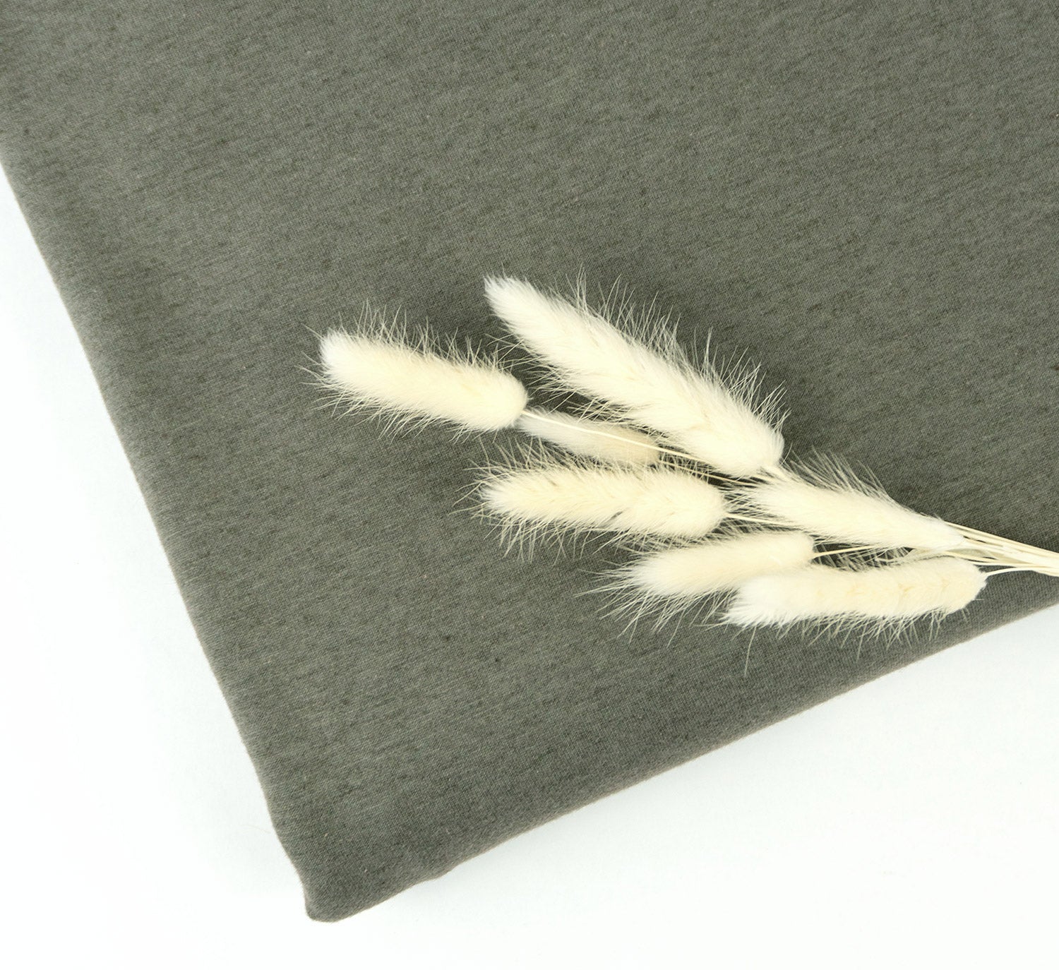 Jacquard Baumwolle / Schurwolle / Polyamid 275g/m² Grau meliert - Coupon