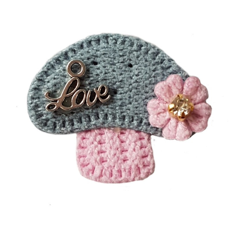 Applikation Pilz Hellgrau