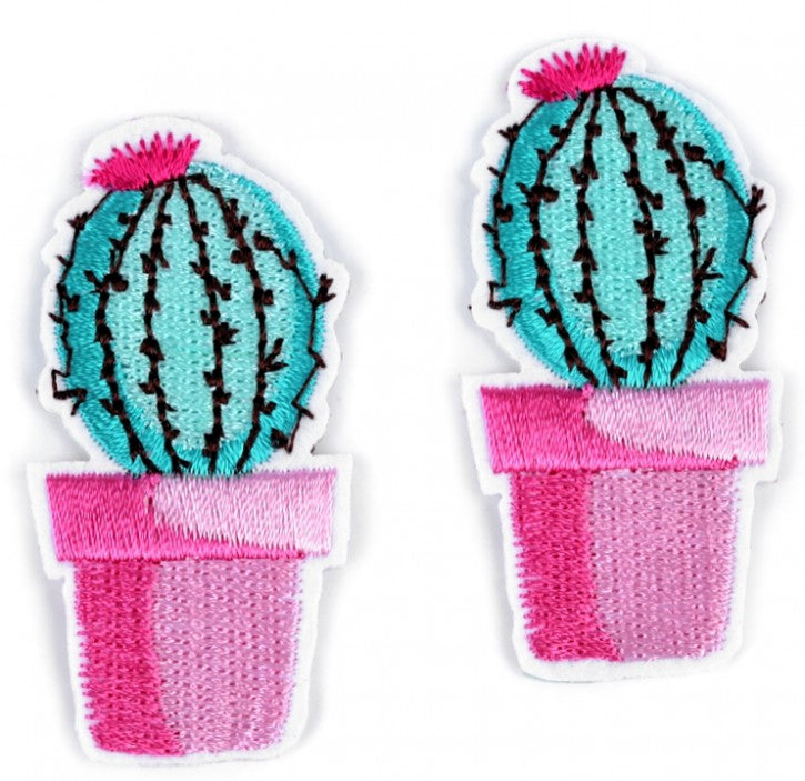 Aufbügler Kaktus Rosa