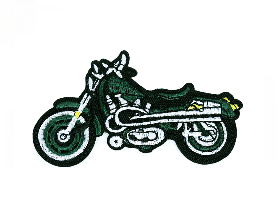 Aufbügler Motorrad - versch. Farben