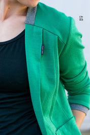 Jacquard Polyamid / Schurwolle 283g/m² Dunkelgrün