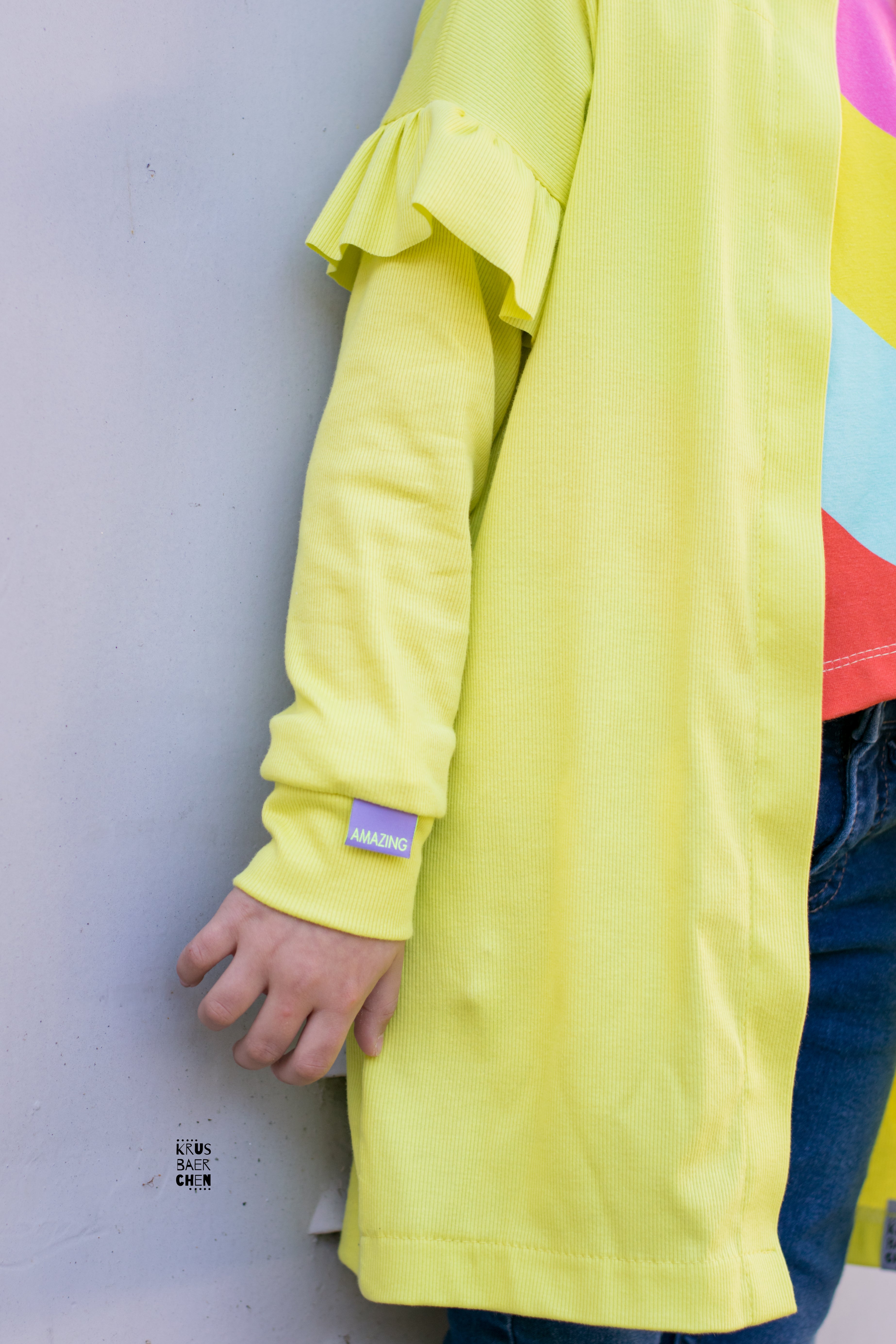 Rippjersey 160g/m² Gelb