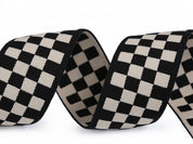 Gummiband weich 40mm - Schachbrettmuster - versch. Farben - Meterware