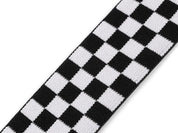 Gummiband weich 40mm - Schachbrettmuster - versch. Farben - Meterware