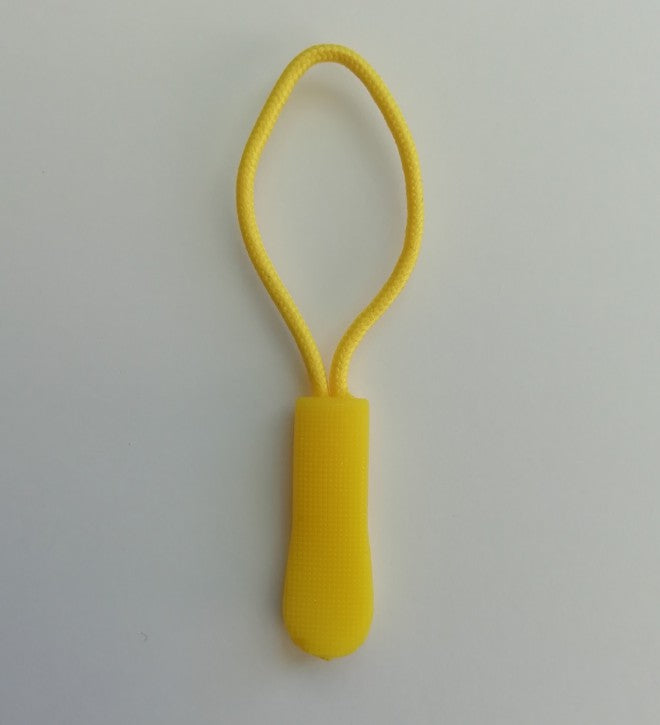Zipper Reißverschluss-Anhänger Gelb