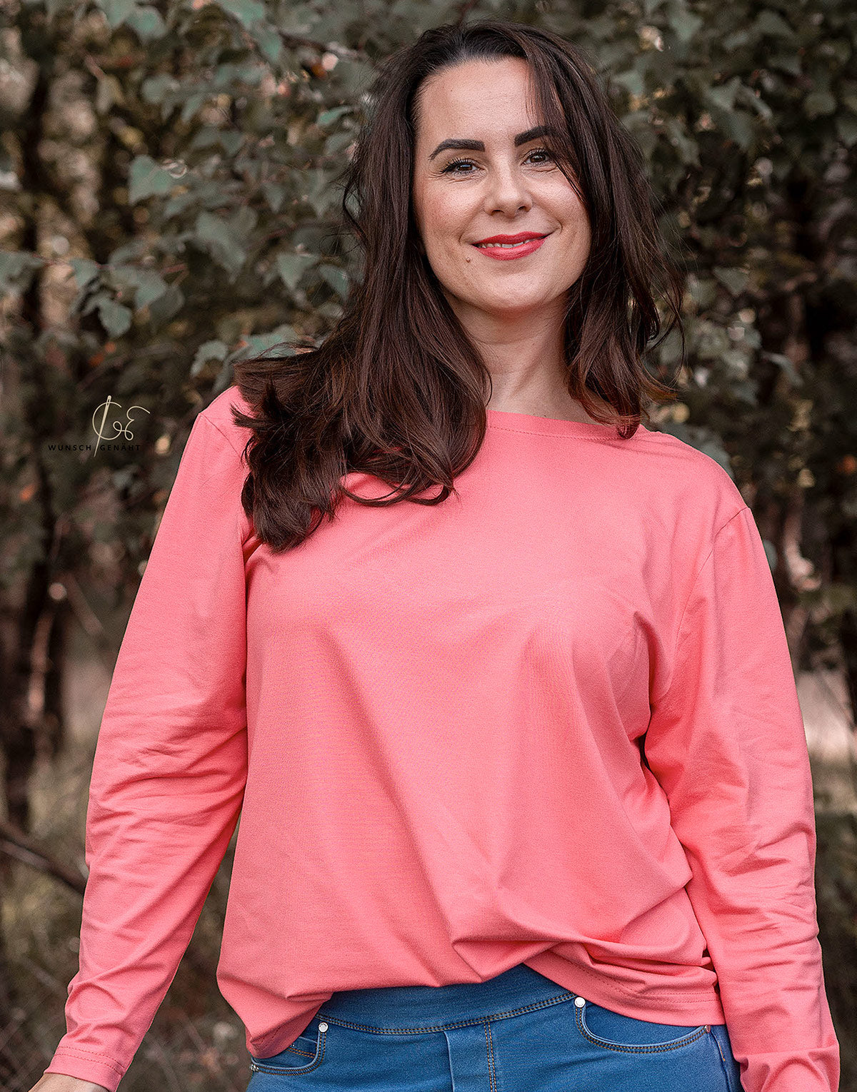 B-WARE - Viskosejersey mit Elasthan 220g/m² Koralle