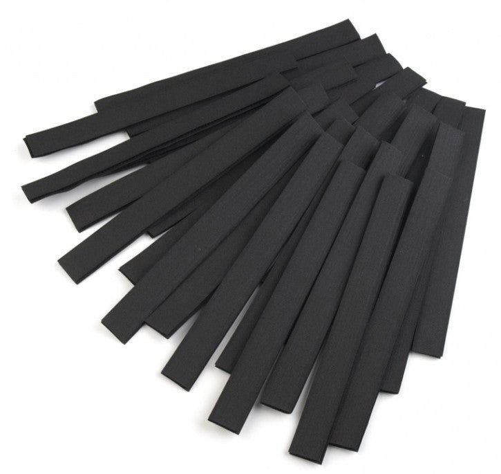 Klettverschluss 2x20cm Schwarz