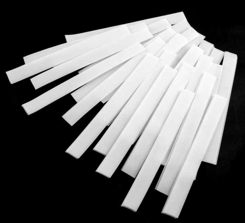 Klettverschluss 2x20cm Weiß