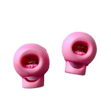 Kordelstopper 2er Set 15x19 mm Rosa