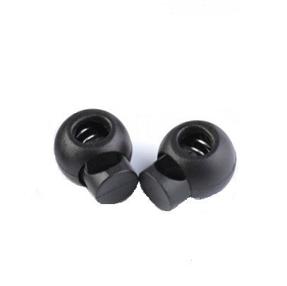 Kordelstopper 2er Set 15x19 mm Schwarz