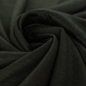 Micro-Modaljersey mit Leinen 165g/m² Schwarz