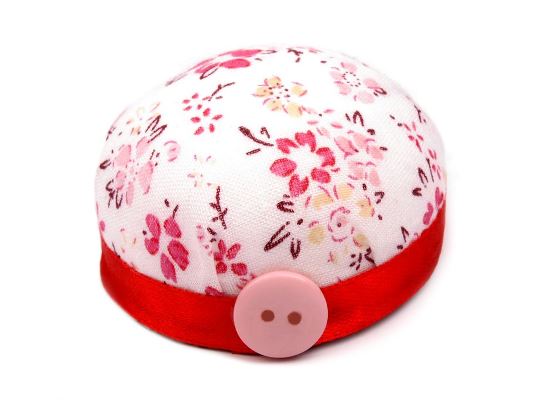 Nadelkissen - mit Karo- oder Blumenmuster