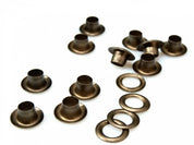 Ösen mit Unterlage Set 10mm - versch. Farben -