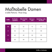 st.able Patrona - Damen Kompressionshose lang - schwarz-lila