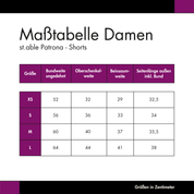 st.able Patrona - Damen Kompressions-Shorts - schwarz-lila