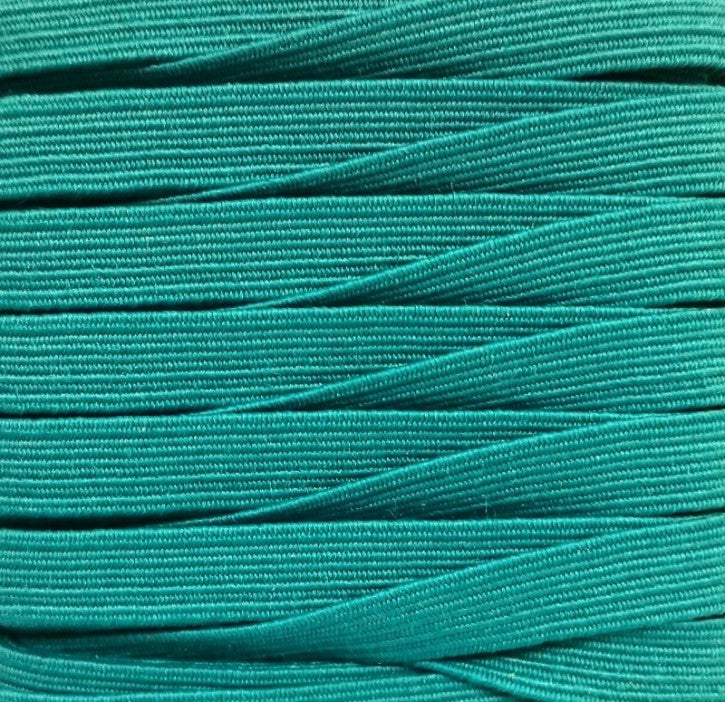 5m Gummiband 7mm Petrol