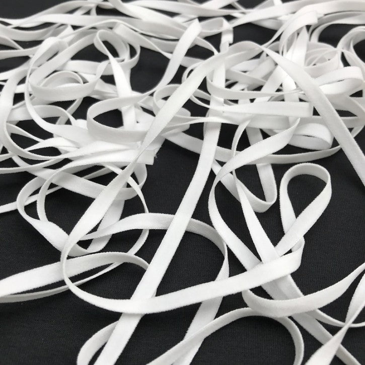 5m Gummiband samt 6mm Weiß