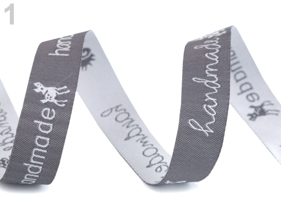 Label "handmade" 16mm breit, 5er