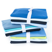 Ü-Stoffpaket Basic - Jersey 100% Baumwolle - Blau-Grün - versch. Größen