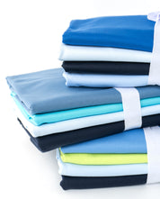 Ü-Stoffpaket Basic - Jersey 100% Baumwolle - Blau-Grün - versch. Größen