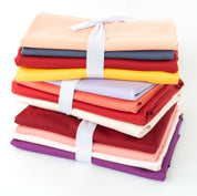 Ü-Stoffpaket Basic - Jersey 100% Baumwolle - Rot-Rosa - versch. Größen