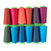 Bauschgarn Amann Sabatex Stärke 35 - 3er Restepaket 5.000m - Bunt