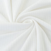 Breitrippjersey "Palma" 100% Baumwolle 135g/m² Weiß