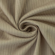 Breitrippjersey "Palma" 100% Baumwolle 135g/m² Hellbraun