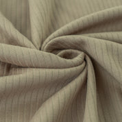 Breitrippjersey "Palma" 100% Baumwolle 135g/m² Hellbraun