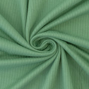 Breitrippjersey "Palma" 100% Baumwolle 135g/m² Salbei - Coupon