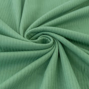 Breitrippjersey "Palma" 100% Baumwolle 135g/m² Salbei - Coupon