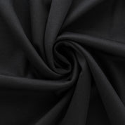 Stoffmuster Doppelpiqué 175g/m² Schwarz