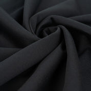 Stoffmuster Doppelpiqué 175g/m² Schwarz