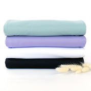 Doppelpiqué 175g/m² Schwarz - Coupon