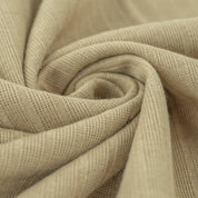 Jacquardjersey Baumwolle / Schurwolle 135g/m² Cappuccino