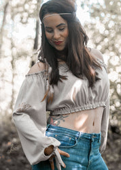 Jacquardjersey 100% Baumwolle Fischgrat Braun