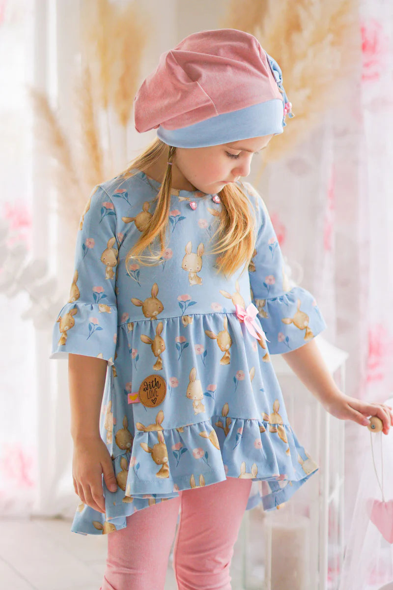 Bio-Baumwolljersey 210g/m² Hanni Hase Allover