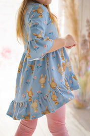 Bio-Baumwolljersey 210g/m² Hanni Hase Allover