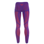 st.able Patrona - Damen Kompressionshose lang - lila-orange