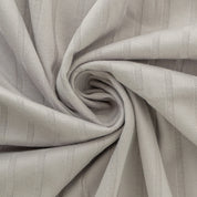 Interlock-Rippjersey "Siena" 100% Baumwolle 150g/m² Hellgrau - Coupon