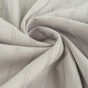 Interlock-Rippjersey "Siena" 100% Baumwolle 150g/m² Hellgrau - Coupon