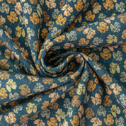 Interlockjersey 100% Baumwolle 140g/m² bedruckt Herbstblätter